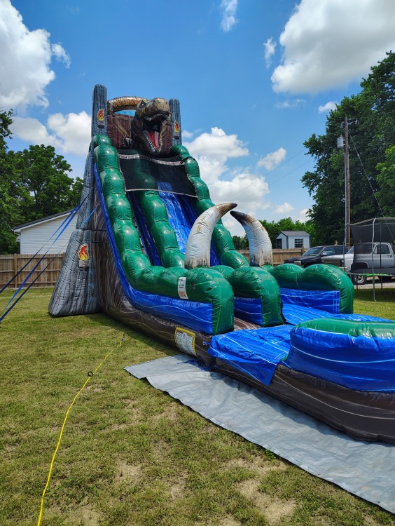 22ft Jurassic Rush Water Slide